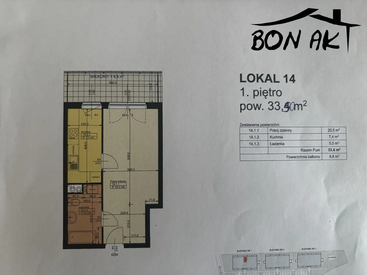 Szamotuły Mieszkanie z 2018 roku Agrobex sprzedaż 34m2 - 11